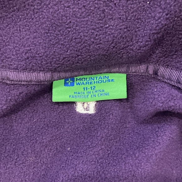 Size 11-12 dark purple girls 3-1 Mountain Warehouse winter jacket - Picture 2 of 3